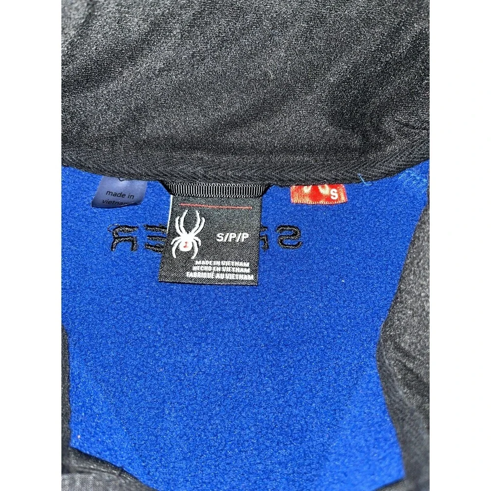 Spyder 1/4 Quarter Zip Pulloevr Sweater mens s  Outbound Jacket ,‎ Blue/